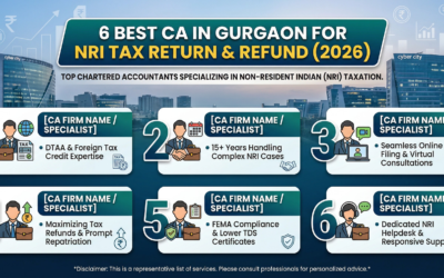 6 Best CA in Gurgaon for NRIs Tax Return & Refund (2026)